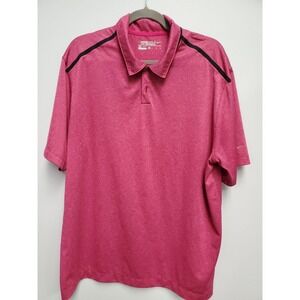 Nike Golf Tour Performance Dri Fit polo shirt short sleeved Size XL Berry EUC